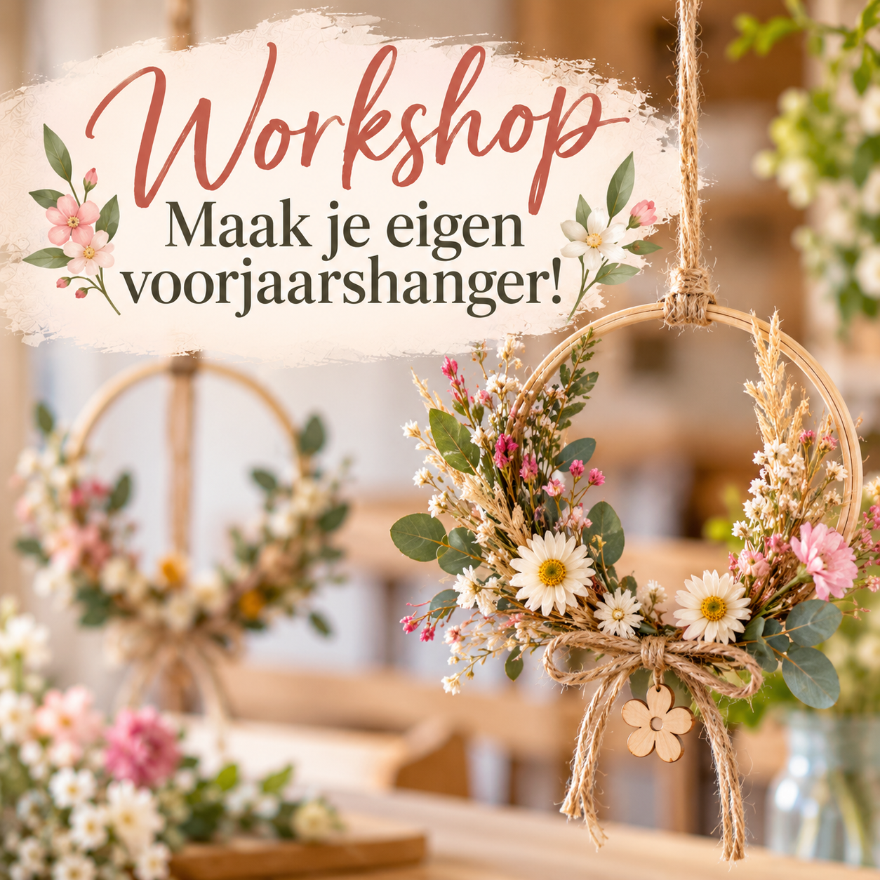 workshop maak je eigen voorjaarshanger